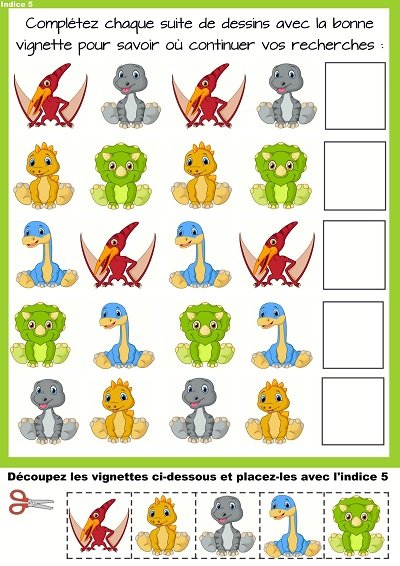 Ou Sont Les Dinosaures Chasse Au Tresor