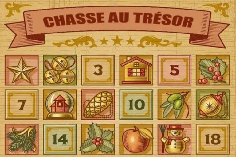 créer un calendrier de l'avent chasse au trésor