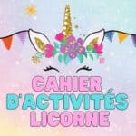 Cahier d'activités licorne