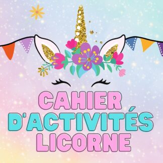 cahier d'activités licorne à imprimer