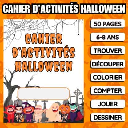 cahier d'activités Halloween à imprimer