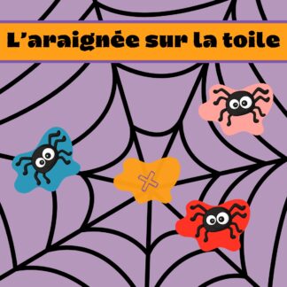 jeu épingle l'araignée sur la toile