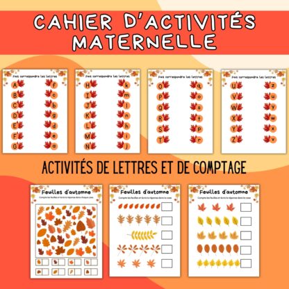 activités feuilles d'automne 3 à 6 ans