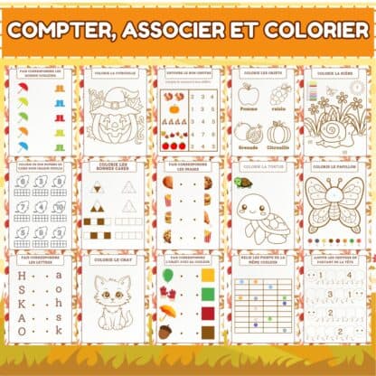 exemples présents dans le fichier compter associer et colorier