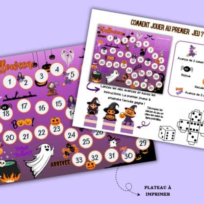 jeu de société à imprimer thème Halloween