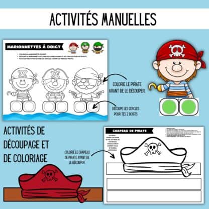 cahier activités pirate