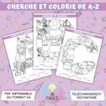 Cherche et colorie (A-Z)