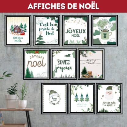 affiches de Noël à imprimer