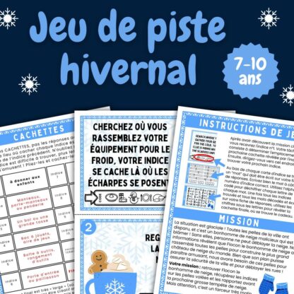 Jeu de piste hivernal